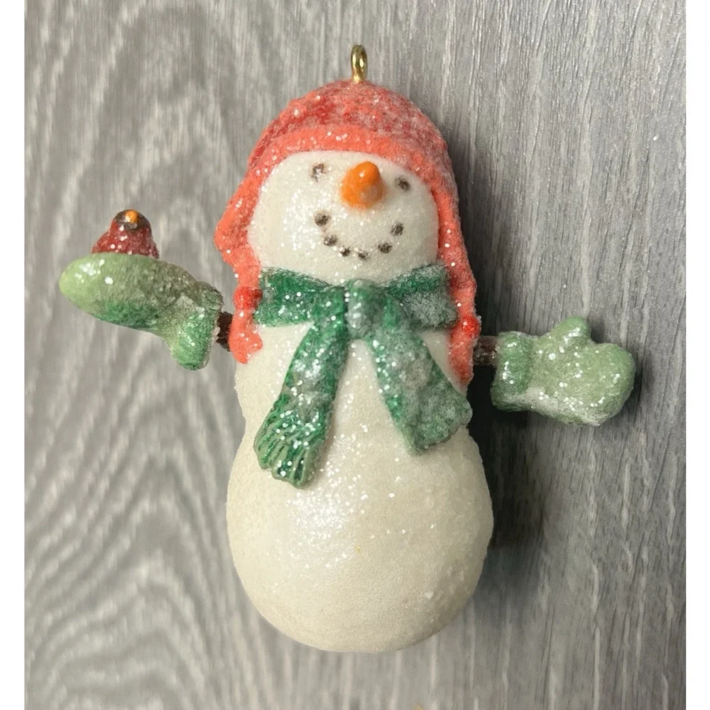 Hallmark Keepsake‎ Ornament Snowman Glitter 